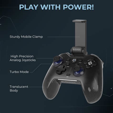 Amkette Evofox Go Smartphone Bluetooth Gamepad For Iphones Ipads And