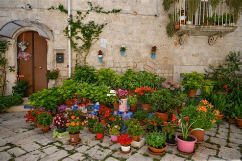 The Blue Village Of Casamassima In The Province Of Bari Italy