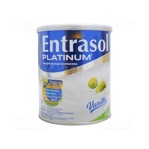 Entrasol Platinum Vanila 400 G Kaleng Manfaat Dos