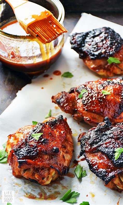 Baked Bbq Chicken Thighs Life Tastes Good