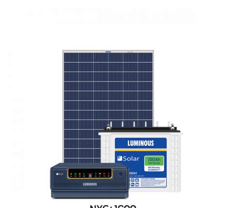 Luminous Off Grid 1kw Rooftop Solar Power System For Home At Rs 70000