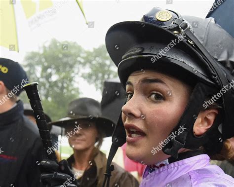 Jockey Megan Nicholls Winners Enclosure After Editorial Stock Photo - Stock Image | Shutterstock