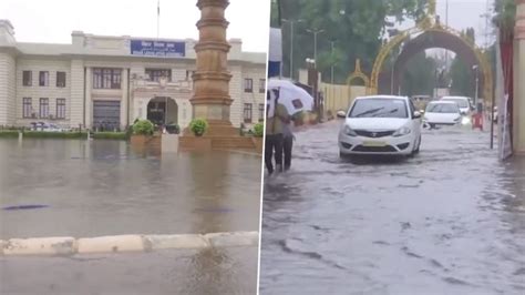 Bihar Flood Video Heavy Rainfall Triggers Waterlogging At Bihar