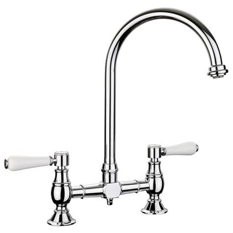 Rangemaster Belfast Bridge Chrome Kitchen Sink Mixer Tap Tbl1cm