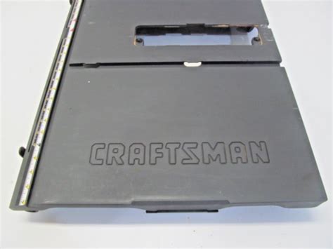 Craftsman 315218050 10 Benchtop Table Saw Fence Flat Top Ebay