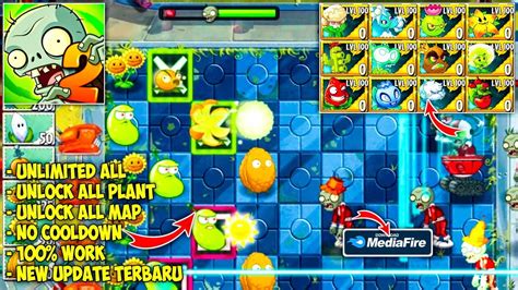 Plants Vs Zombies 2 Mod Apk V11 4 1 Terbaru 2024 Unlimited All And Unlock All Plants Level Max