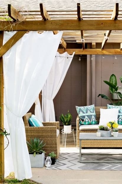 Outdoor Pergola Curtains - Pergola Gazebo Ideas