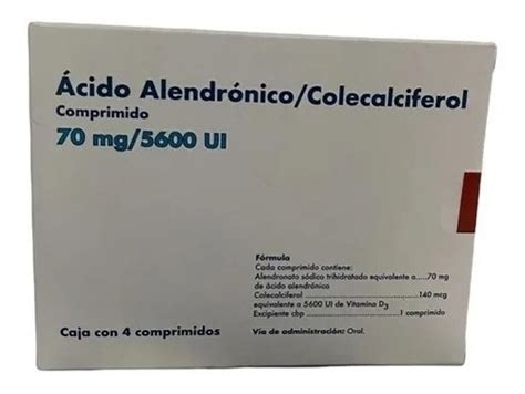 Cido Alendr Nico Colecalciferol Mg Ui Tabletas Env O Gratis