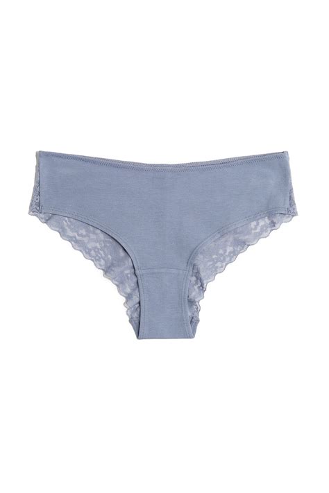 5 Pack Hipster Briefs Light Beige Dusty Blue White Ladies Handm Gb