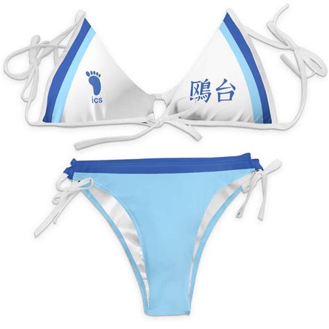 Haikyuu Swimsuits Team Kamomedai Bikini Swimsuit Fdm3107 Anime