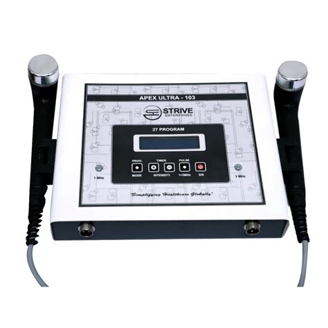 1 3 MHz Ultrasound Therapy Machine APEX 103 Strive Enterprises