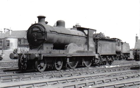 No 54508 at Princes Pier Shedin the mid 1950's. A Pickersgill Class 72 ...