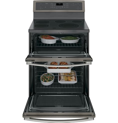 Ge Profile Series 66 Cu Ft Self Cleaning Freestanding Double Oven Electric Convection Range