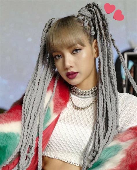 Kill This Love Lisa Chicas Con Cabello Corto Trenzas Para Cabello