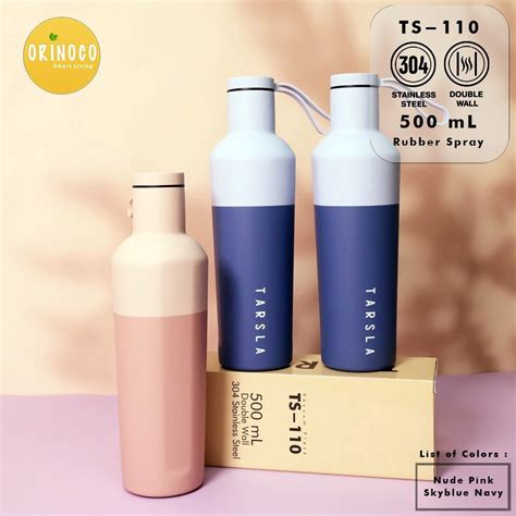 Jual Mf E Orinoco Botol Minum Thermos Ts Tumbler Ml Rubber Stainless Steel Hot Cold
