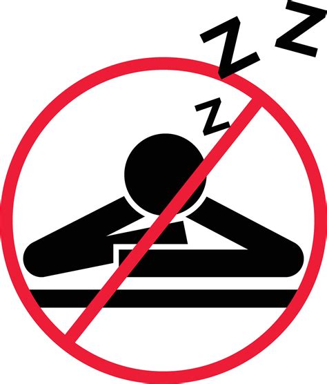 No Sleeping Restriction Icon Sign Vector Art At Vecteezy