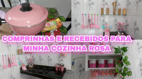 Comprinhas E Recebidos Para Decora A Cozinha Rosa Youtube