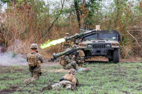 Us Ph Troops Fire Javelins On Day Of Balikatan Exercises Abs Cbn News