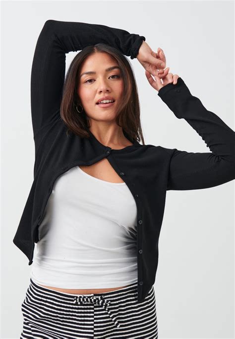 Gina Tricot Vest Blackzwart Zalandonl