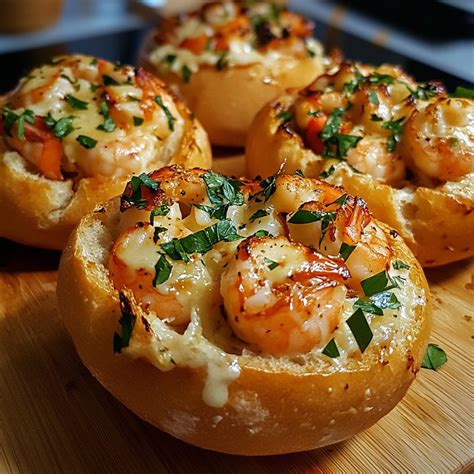 Stuffed Seafood Bread Bowls Naneg Recipes