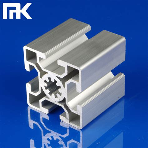 Mk Lc Customized Silver Anodized T Slot Extruded Aluminum