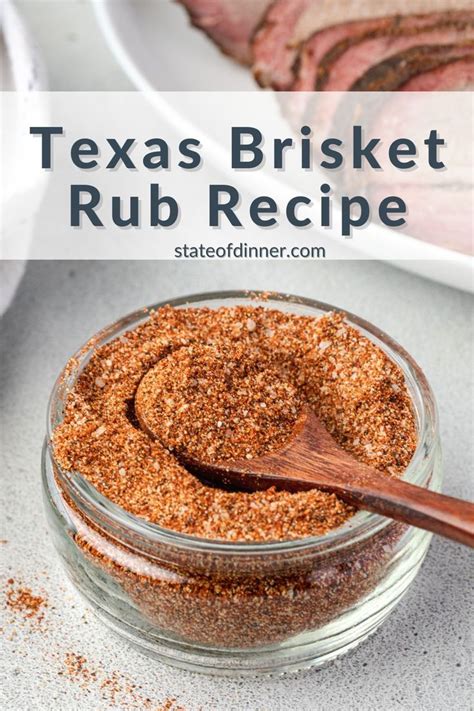 Traditional Texas Brisket Rub Receitas Azeites Temperos