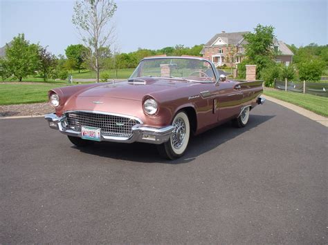 1957 Ford Thunderbird With Original Coral Sand Paint