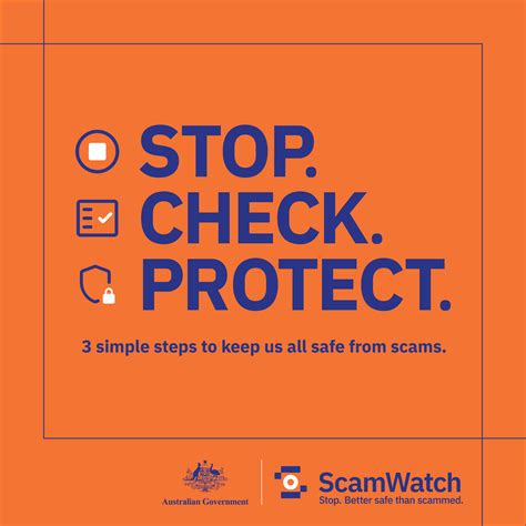 Stop. Check. Protect. campaign resources | Scamwatch