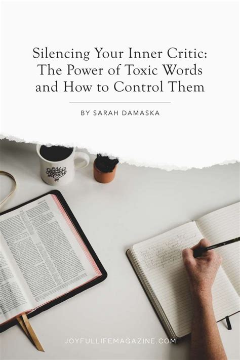Silencing Your Inner Critic: Toxic Words and How to Control Them 