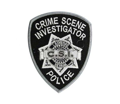 Csi Crime Scene Investigator Police Arm Patch