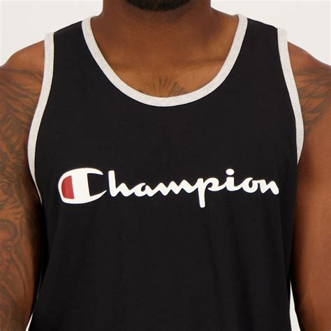 Regata Champion Classic Tank Preta FutFanatics