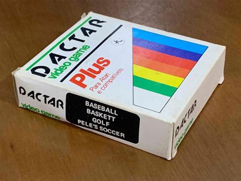 Jogo Dactar Atari Item Na Caixa Com Manual Cartucho Com 4 Jogos