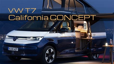 Volkswagen T California Concept Camper Full Detail Youtube