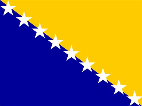 Bosnia Flag Herzegovina National Symbol Png Image