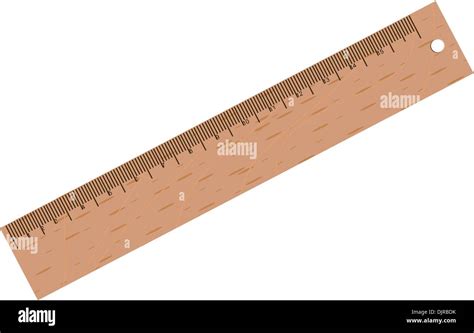 Vector Wooden Ruler Stock Vector Image And Art Alamy