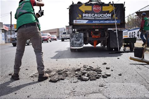 Repara Gobierno Municipal más de mil 200 baches en la ciudad Sala de