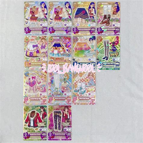 Kartu Aikatsu Rare Card Toys Collectibles Permainan Papan Kartu