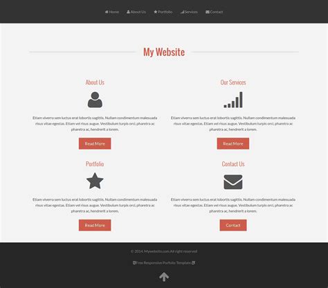 Free Responsive Portfolio Template on Behance