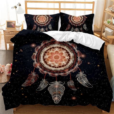 Bohemian Duvet Cover Floral Boho Chic Bedding Set Ethnic Etsy