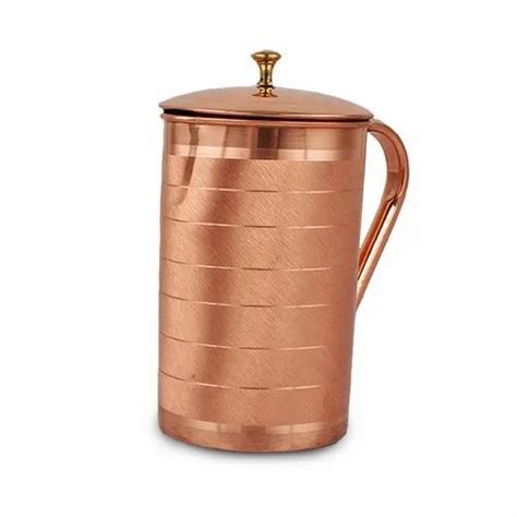 Plain Silver Touch Copper Jug For Home Capacity 1 5 L At Rs 700 In