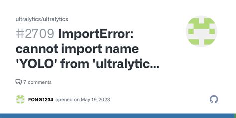 Importerror Cannot Import Name Yolo From Ultralytics Unknown