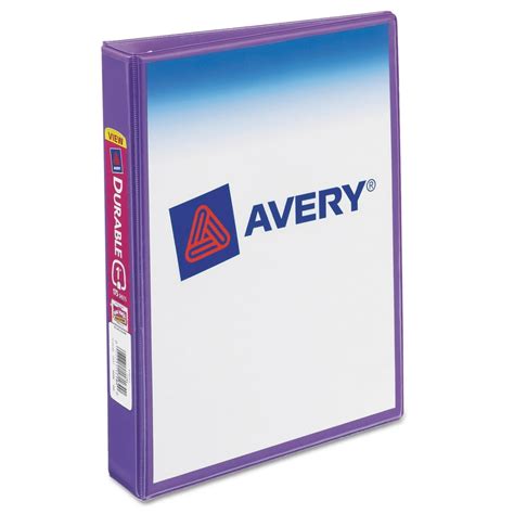 Avery Mini Size Durable View Binder Wround Rings 8 12 X 5 12 1