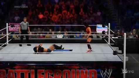 WWE 2K15 Submission Match Aj Lee Vs Nikki Bella Gameplay HD YouTube