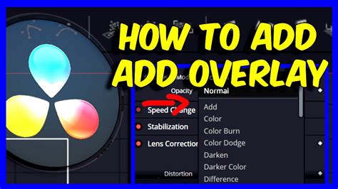 How To Add Overlay To Your Videos In Davinci Resolve Overlays Youtube