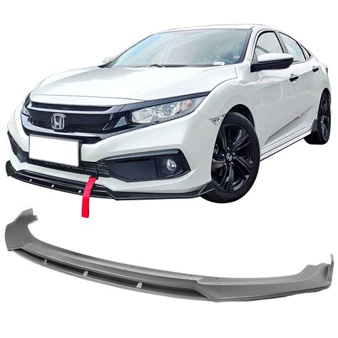 Ikon Motorsports Compatible With 19 21 Honda Civic Ikon V3 Style Front