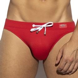 Bikini De Bain Pique Rouge ES Collection Vente Slip De Bain H