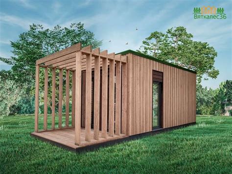 Купить мобильную баню Новая Скандинавия 3x6 под ключ в Воронеже