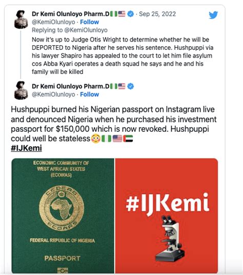 Hushpuppi is now without a country to call his home