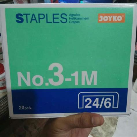 Jual Isi Staples Besar No 3 Joyko 1 Pack Isi 20 Dus Kecil Di Seller