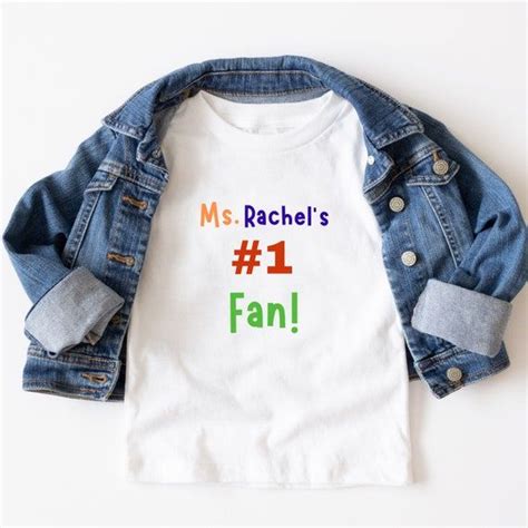 Ms Rachel 1 Fan Baby/toddler Shirt Ms. Rachel Shirt Ms. - Etsy in 2022 ...